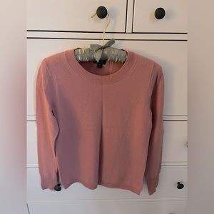 J.Crew Cashmere Crewneck Sweater, Pink, XS